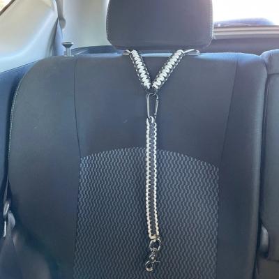 China Car Inside New Arrival Safety Advance Adjustable Heavy Duty Vehicle Car Seat Belt Braided Paracord Pet Cat Dog Seat Belt For Car for sale