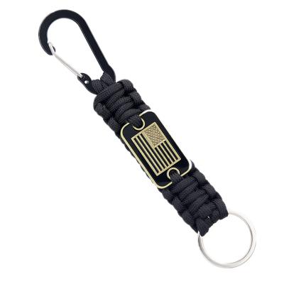 China 2022 new product fashionable custom braided paracord main chain paracord lanyard for outdoor activities for sale