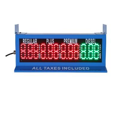 China Gas Station Pump Wireless Remote Control LED Gas Price Change Display Sign Top Electronic Top Advertising Board for sale