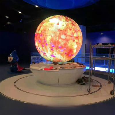 China Indoor Support Customized Spherical Led Display Indoor Globe To Form Led Screen for sale