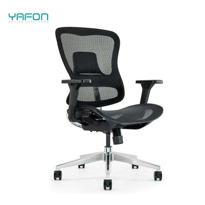 China Adjustable (Height) Office Furniture Lift Swivel Modern Mesh Mid-Back Executive Office Chair Comfortable Ergonomic Full Computer Chair for sale