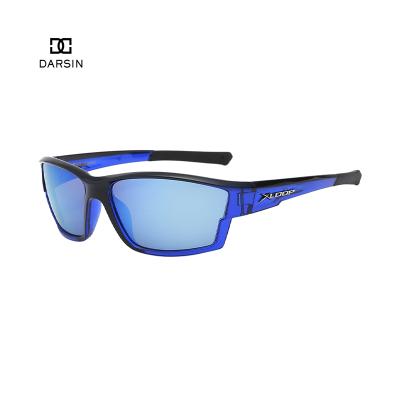 China Fashion DARSIN Sunglasses Factory Wholesale Custom Polarized Men Shades Mirror Fishing XLOOP Sports Cycling Sunglasses for sale