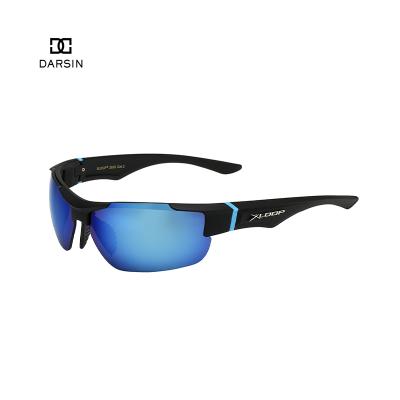 China Fashion DARSIN Sunglasses Factory Wholesale Custom Mirror Fishing Cycling XLOOP Polarized Sport Sunglasses Men for sale