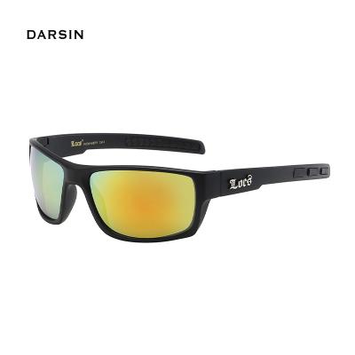 China DARSIN Sports Sunglasses Factory 91136 Customize Training Fishing Sport Locs Mens Polarized Sunglasses for sale