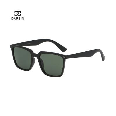 China DARSIN Environmentally Friendly Factory Amazon Oversized Square Classic Men Polarized Logo Sunglasses Custom Made for sale