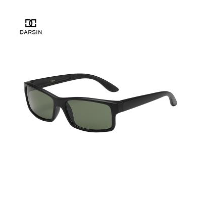 China DARSIN Custom Made Environmental Friendly Amazon Logo Small Rectangle Classic Men Factory Polarized Sunglasses UV400 for sale