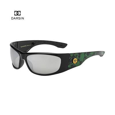 China Factory Wholesale Custom Sports Sunglasses DARSIN Oversized Square Polarized Sunglasses Men for sale