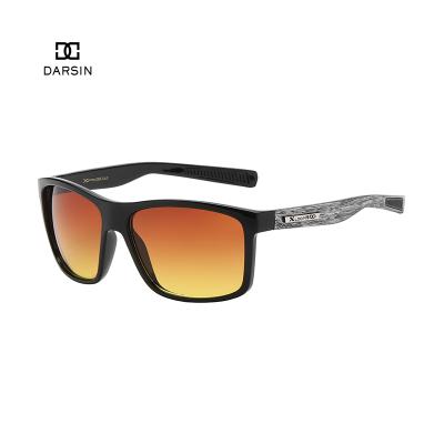 China Fashion DARSIN Sunglasses Polarized HD Lens Driving Night Vision Sunglasses Men 2022 UV400 for sale