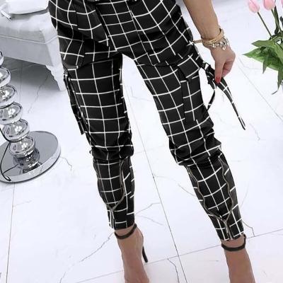 China 2022 New High Quality Anti-wrinkle Casual Pants Breathable Summer Plus Size Women's Cargo Pants for sale