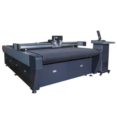 China Hotels The Latest Version Vibrating Knife Cutting Machine CNC Vibrating Leather Cutting Machine for sale