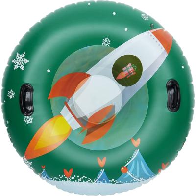 China Christmas Outdoor Interactive Theme Toy Winter Parent-child Inflatable Snow Ski Tube for sale