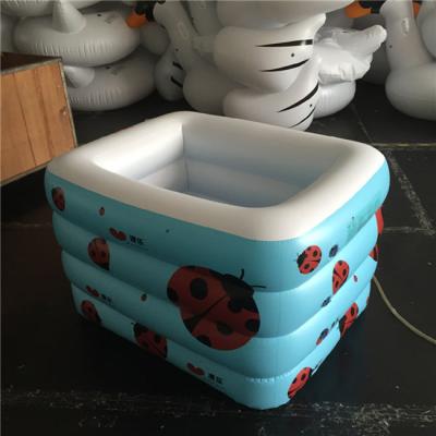 China Round or square inflatable pool, inflatable pool for summer for sale