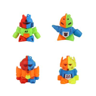 China Toy Burr Puzzle Hot Sale Intelligence Robot 3D Luban Key Chain Plastic Building Lock Jigsaw Toy for sale