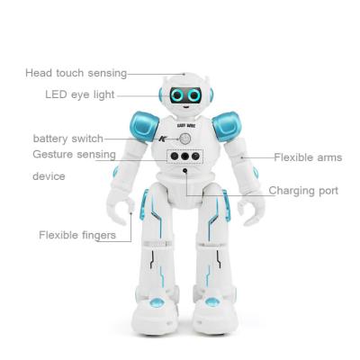 China Battery Operated Toy Intelligent Robot Smart RC Robot With LED Light Mode Touch Response Sensing Sliding Gesture For Best Gift for sale