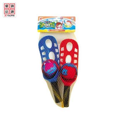 China Sports soft outdoor funny game toy scoop hook ball plastic scoop racket set for wholesale for sale