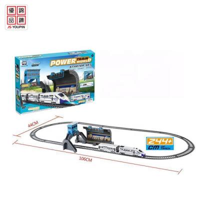 China Slot Toy Hot Selling Kids Toy Bo Electric Light Plastic Train Tracks Toy Indoor Toys With Light for sale