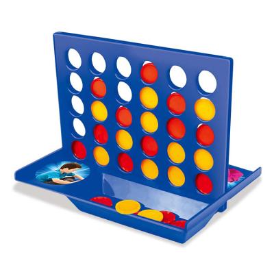 China hot selling garden mini educational smart kids connect 4 in row 4 chess connect games 12.7*9.6*1.8cm for sale