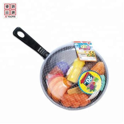 China Plastic hot toys toys food set kitchen set wok for kids for sale for sale