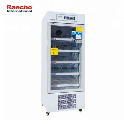 China 300L Blood Bank Refrigerators Temperature Calibration Function Blood Chiller 620*520*1960 for sale