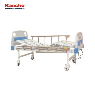 China Crank Manual Hospital Bed Price 2 Hospital Bed Good For Patient for sale