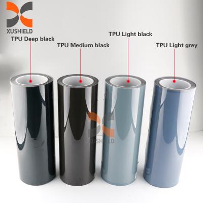 Chine XUSHIELD TPH de haute qualité TPU phare de voiture Tint Film Lumière Noir Fumeur Noir Queue Lumière phare Tint Film à vendre