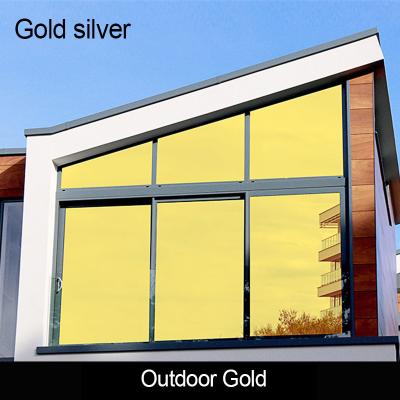 China Building Privacy Window Film One Way Mirror Reflective Window Film Glass Foil Silver Insulation Tint Film for sale