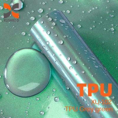 China TPU Grey green High Quality TPU PPF Film Anti Scratch self healing PPF TPH Gloss Clear Car Body PPF Paint Protection Film for Car paint for sale