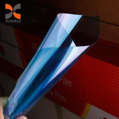 China CH6099 Blue Purple Chameleon Tint 2Mil Heat Shrink Color Changing Chameleon Window Tint Film for Car Windshield for sale