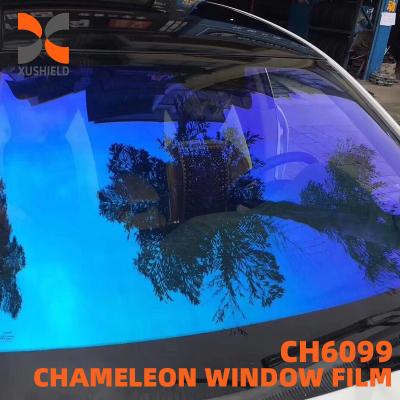 China Purple Light Dazzle Color Side Rear Block Color Ppf Most Popular Chameleon Color Changing Window Film For Car Window Tinting for sale