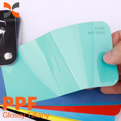 China TPU Grey green High Quality TPU PPF Film Anti Scratch self healing PPF TPH Gloss Clear Car Body PPF Paint Protection Film for sale