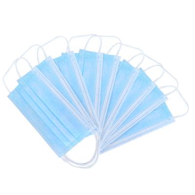 China Factory Supply Breathable Nonwoven Medical Disposable Face Mask With Ear Loop Medical Masker Tapabocas Desechables for sale