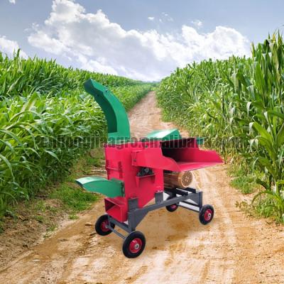 China Factory Home Use Grass Forage Chopper Chaff Cutter And Grinder Machine For Animal Feed for sale