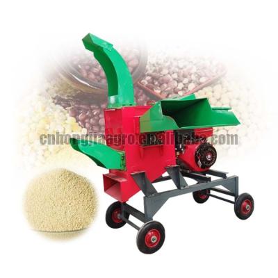 China Factory China made chaff cutter grass rice straw cleaver cutting and crusher combined machine for sale