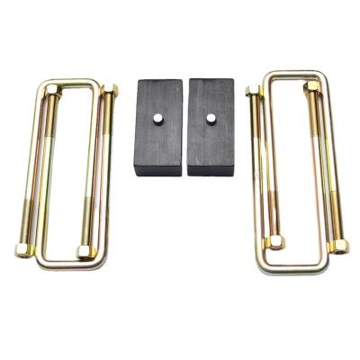 China 25mm Aluminum Thickness 1 Inch Raise Blocks Solid Aluminum Rear Lift Leveling Kit For Hilux Vigo Revo for sale