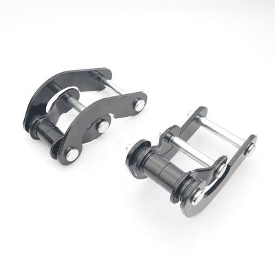 China Dual Accessories Rear Suspension Leaf Spring 4x4 Comfort Shackles For Land Cruiser 70 Series 75 Series for sale