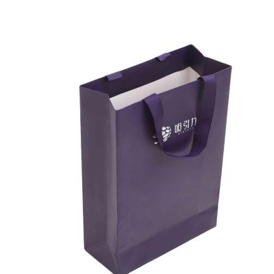 China Recyclable Factory Produces Thick Gift Packing Bag Branded Retail Paper Bag Promotional Shopping Paper Bag for sale