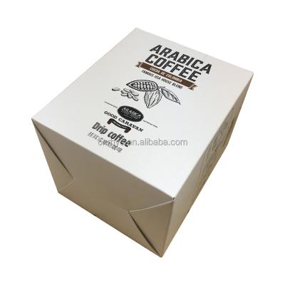 China Custom FOOD Producer Kraft Paper Cardboard Coffee Cup Gift Wrapping Paper Box for sale