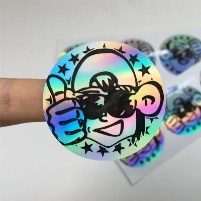 China Wholesale Customized Waterproof Laser Sticker 3d Sticker Holographic Sticker for sale