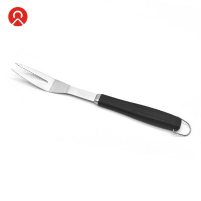 China Easily Cleaned Hop Sale Stainless Steel BBQ Fork Grilling Tool Kitchen Cooking Accessories Fork for sale