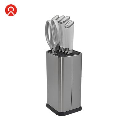 China Top Selling Multifunctional Amazon 8 Inch Knives Block Stainless Steel Kitchen Knife Holder for sale