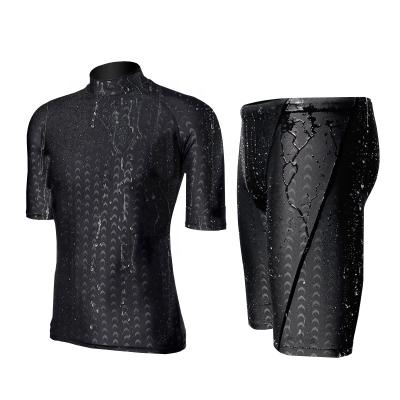 China Anti-Bacterial Custom Surfing Men Sublimated Short Sleeve Wet Suits for sale