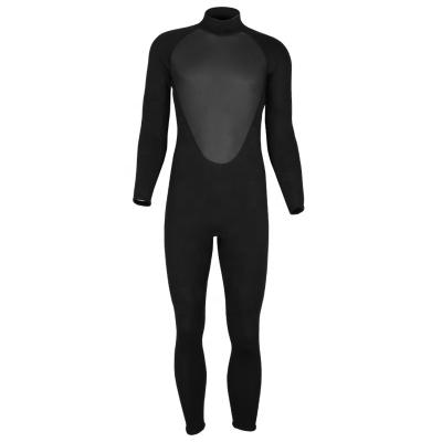 China Anti-Bacterial Wholesale 3mm Neoprene Diving One Piece Back Zip Long Sleeve Keep Warm Wetsuit for Adults for sale