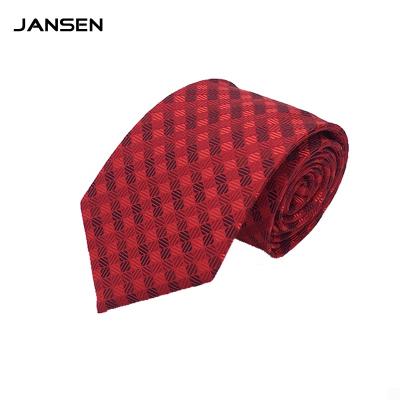 China Wholesale High Quality Stock Shirt Decoration Tie Low MOQ Gentleman's Red Tie From Factory for sale