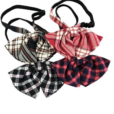 China Verified Female Classical Students School Japanese Ties Bowties Double Bow Ties Women Stars Uniform Tie for sale