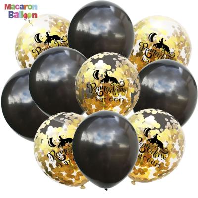 China EID Party Confetti Balloons Muslim Eco-Friendly Mubarak Decoration Ramadan Supplies KK710-5 for sale