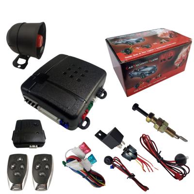 China Anti-hijacking Alarms Car Vehicle Auto Car Alarm Manual 2 Button Alarm Car Security Systems for sale