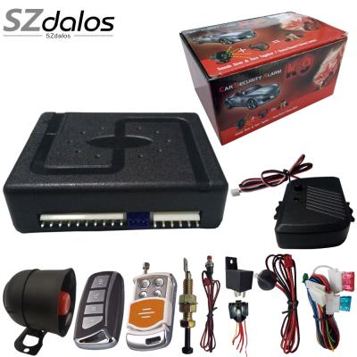 China Anti-Theft/ALARM CAR DC12V one way car alarm with central lock built in 100 meters control distance one way car alarm for sale