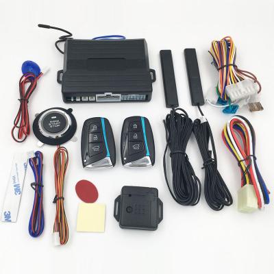 China Anti-hijacking pke car alarm system pke push button engine start stop system keyless entry system for sale