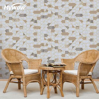 China 2021 Modern Living Room Wallpaper 1.06M Korea PVC Wallpaper For Family Interior Wallpaper for sale