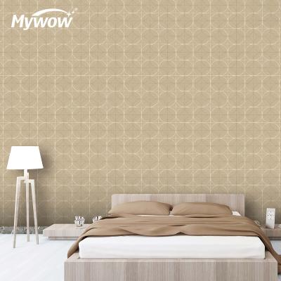 China Home Interior Design PVC Waterproof+Moistureproof Wallpaper Best Selling High Quality for sale